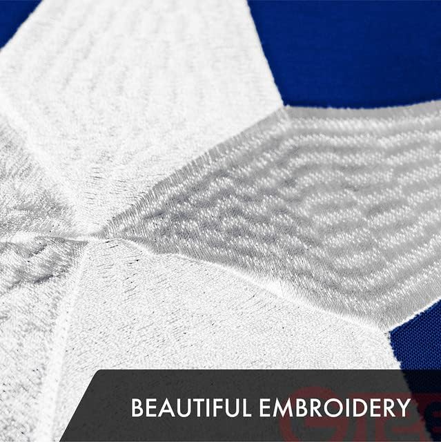 G128 Texas State Flag | 2x3 Ft | ToughWeave Series Embroidered 300D Polyester | Embroidered Design, Indoor/Outdoor, Brass Grommets - Image 3