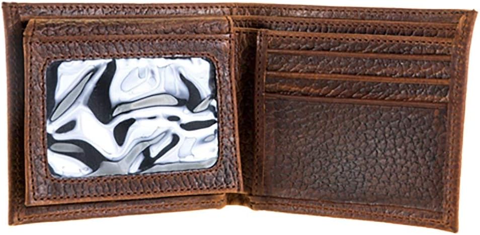 Twisted X Wallet, Bifold, Brown Pebbled Leather