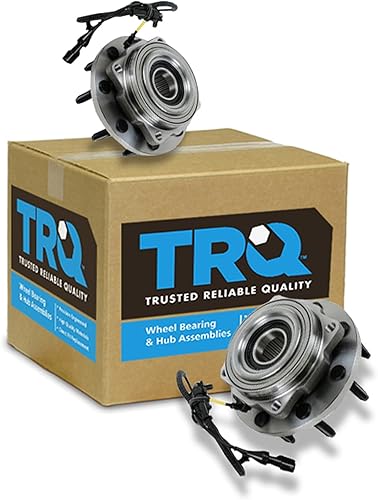 Vista 697 de TRQ Juego de 2 rodamientos y bujes de rueda trasera izquierda y derecha compatible con Ford Expedition 2007-2010 Lincoln Navigator 2007-2010
