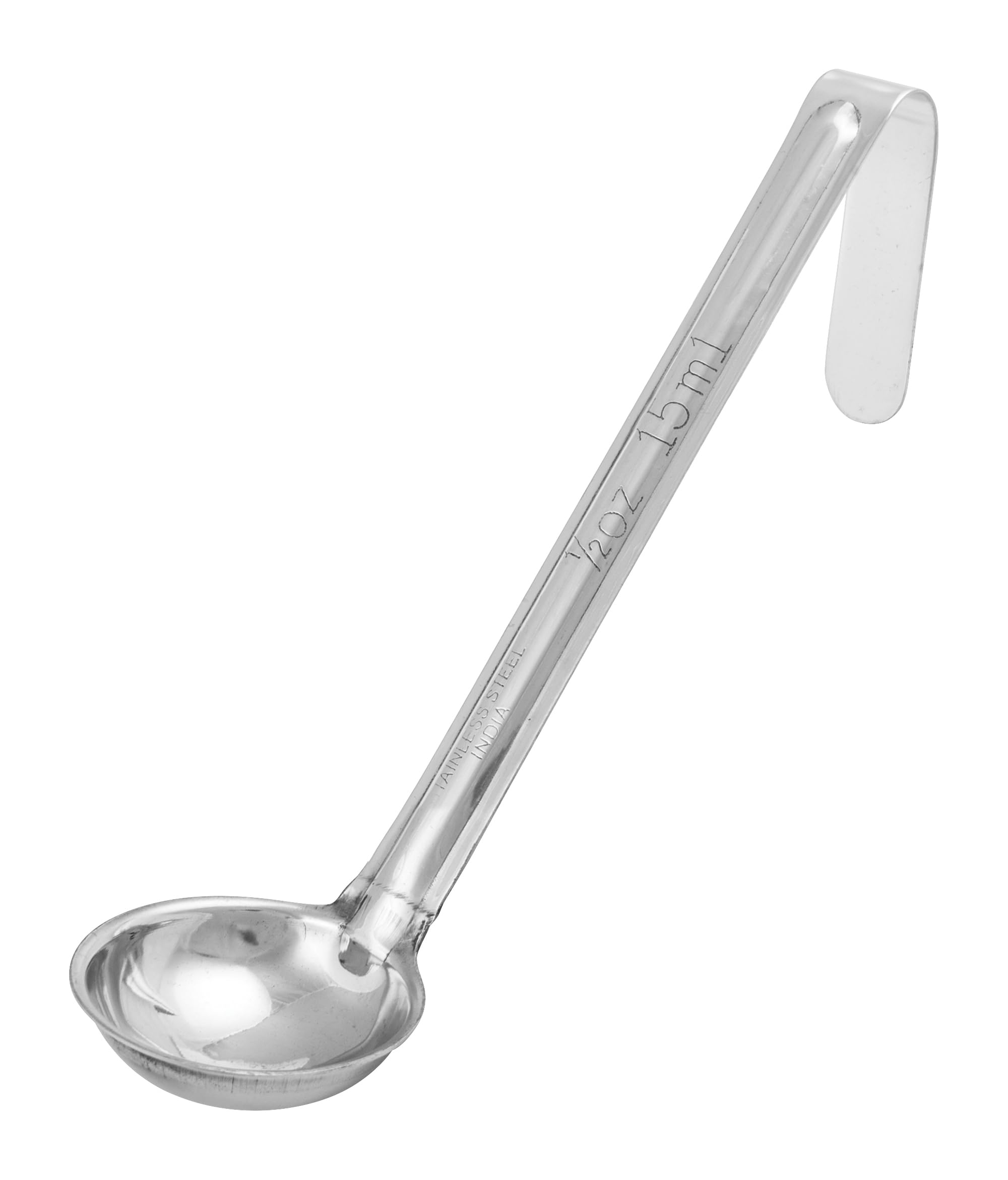 One Piece Stainless Steel Ladle, 1/2 Ounce, 6"