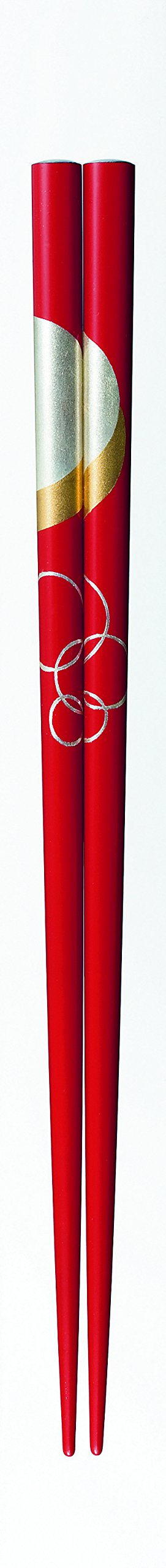 一双 箸 輪島塗 宵待月 日本製 漆 天然木 21.5cm : Home & Kitchen