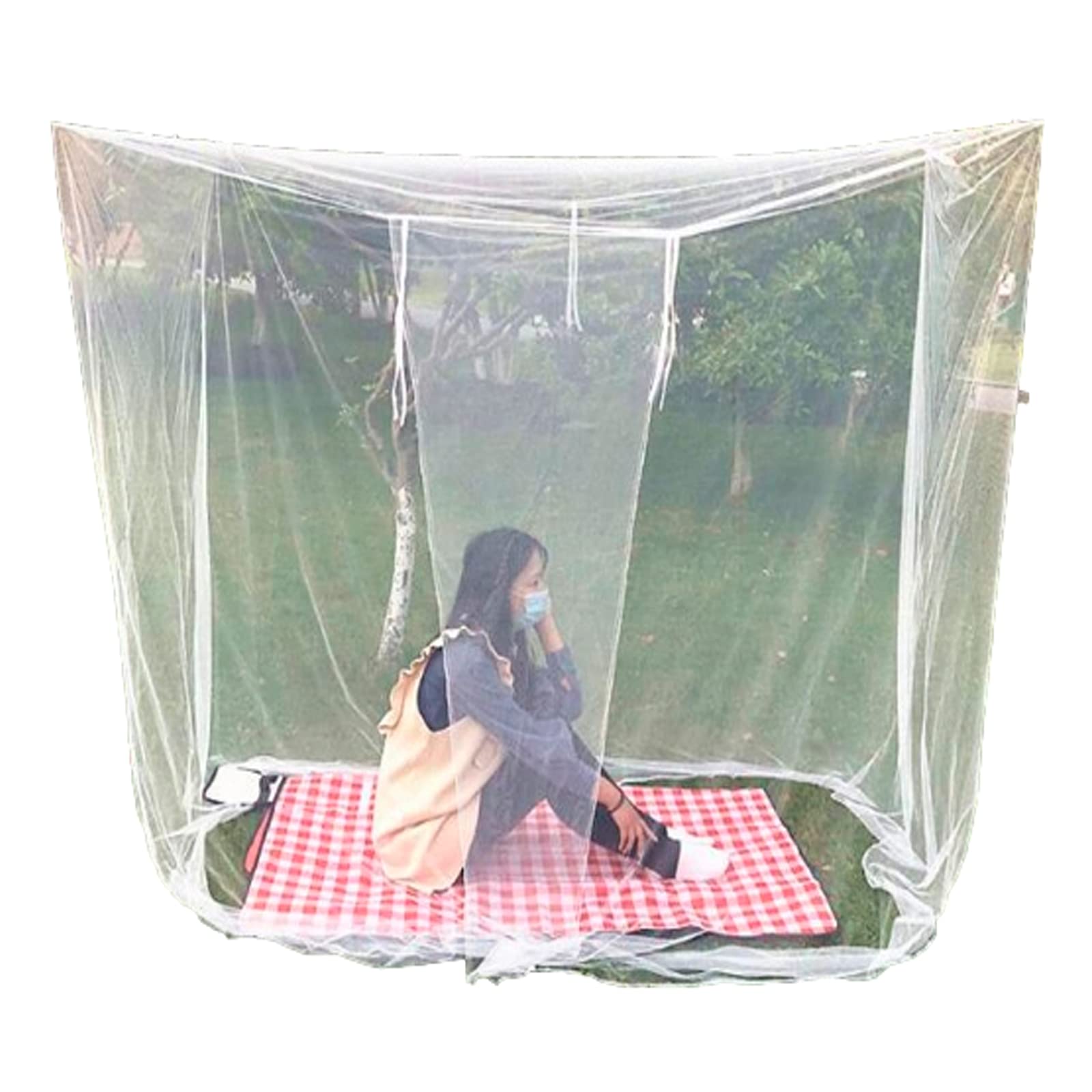 Amazon.co.jp: S.fields.inc モスキートネット 蚊帳 かや 吊り