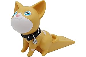 Whimsical Pet Guardian: Cartoon Animal Pet Door Stopper