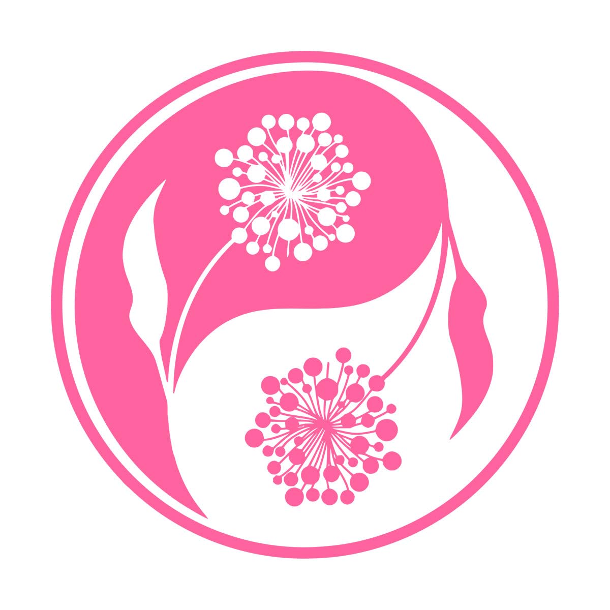 Buddha Wall Sticker Yoga Studio Decor Yin Yang Floral Flower Mandala Vinyl Art Wall Decal Home Decoration for Living Room Small - 28x28cm โ image 1