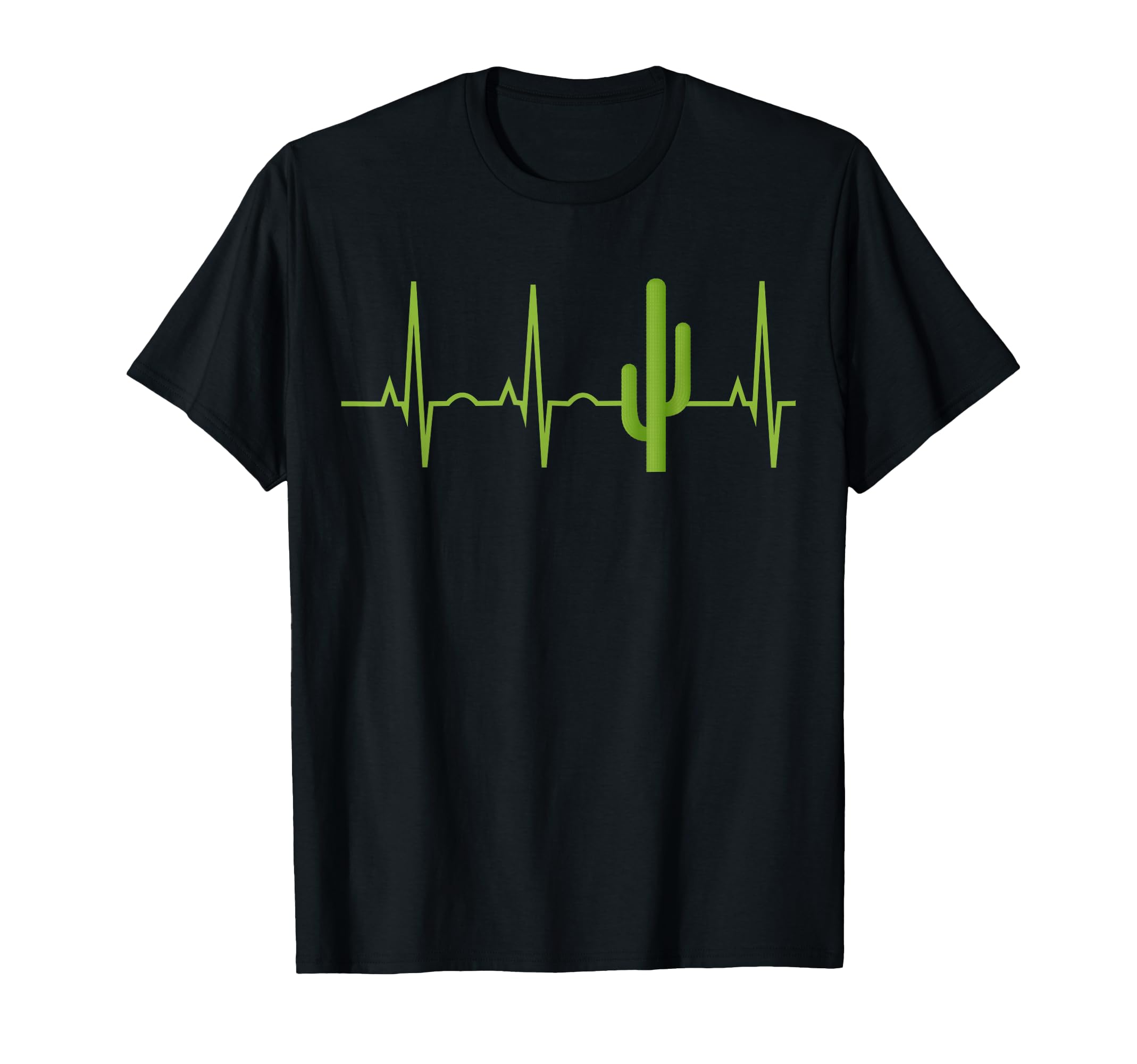 Saguaro Cactus Shirt - Cacti Lover Heartbeat Tshirt T-Shirt