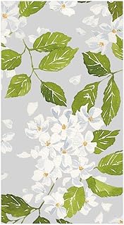 Caspari Blanc De Blancs Paper Guest Towel Napkins in Grey, 30 Count