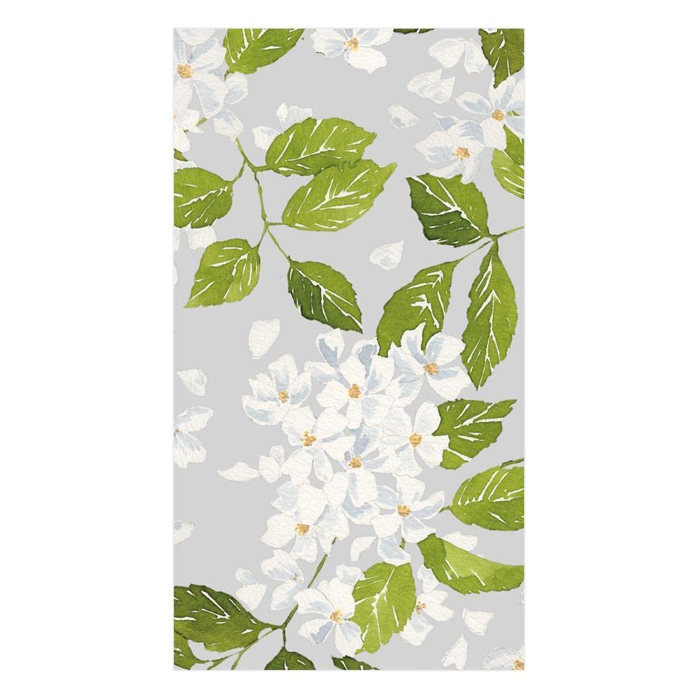 Blanc De Blancs Paper Guest Towel Napkins in Grey, 30 Count