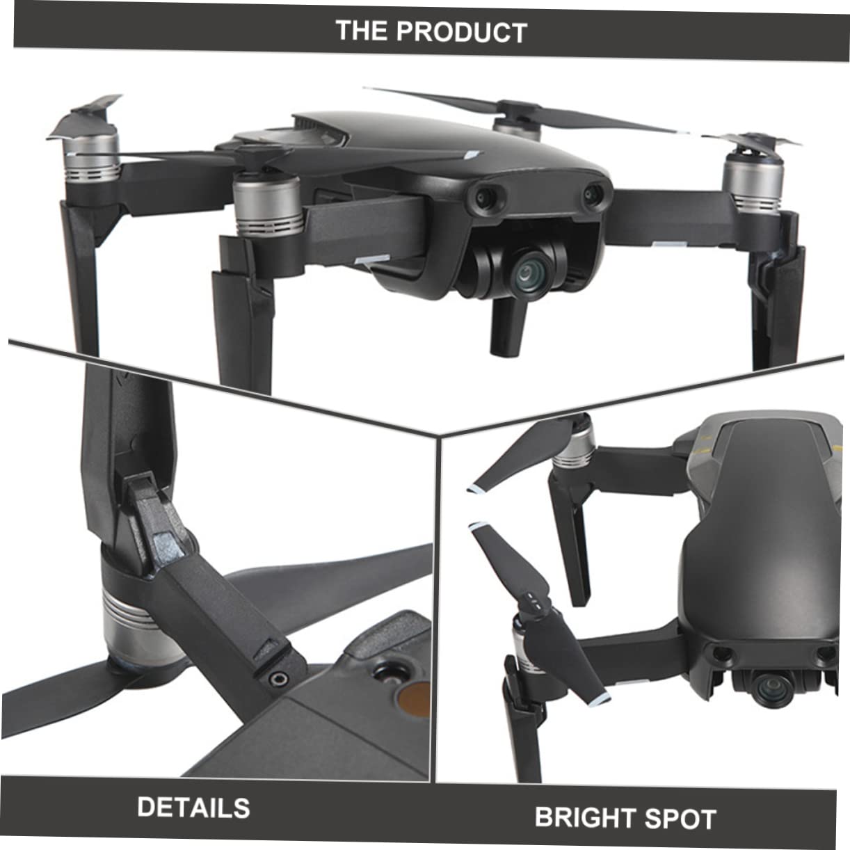 SUPVOX Landing Gear Tool for Pcs Heightened Landing Gear Protectors Abs Material Decorative Protective