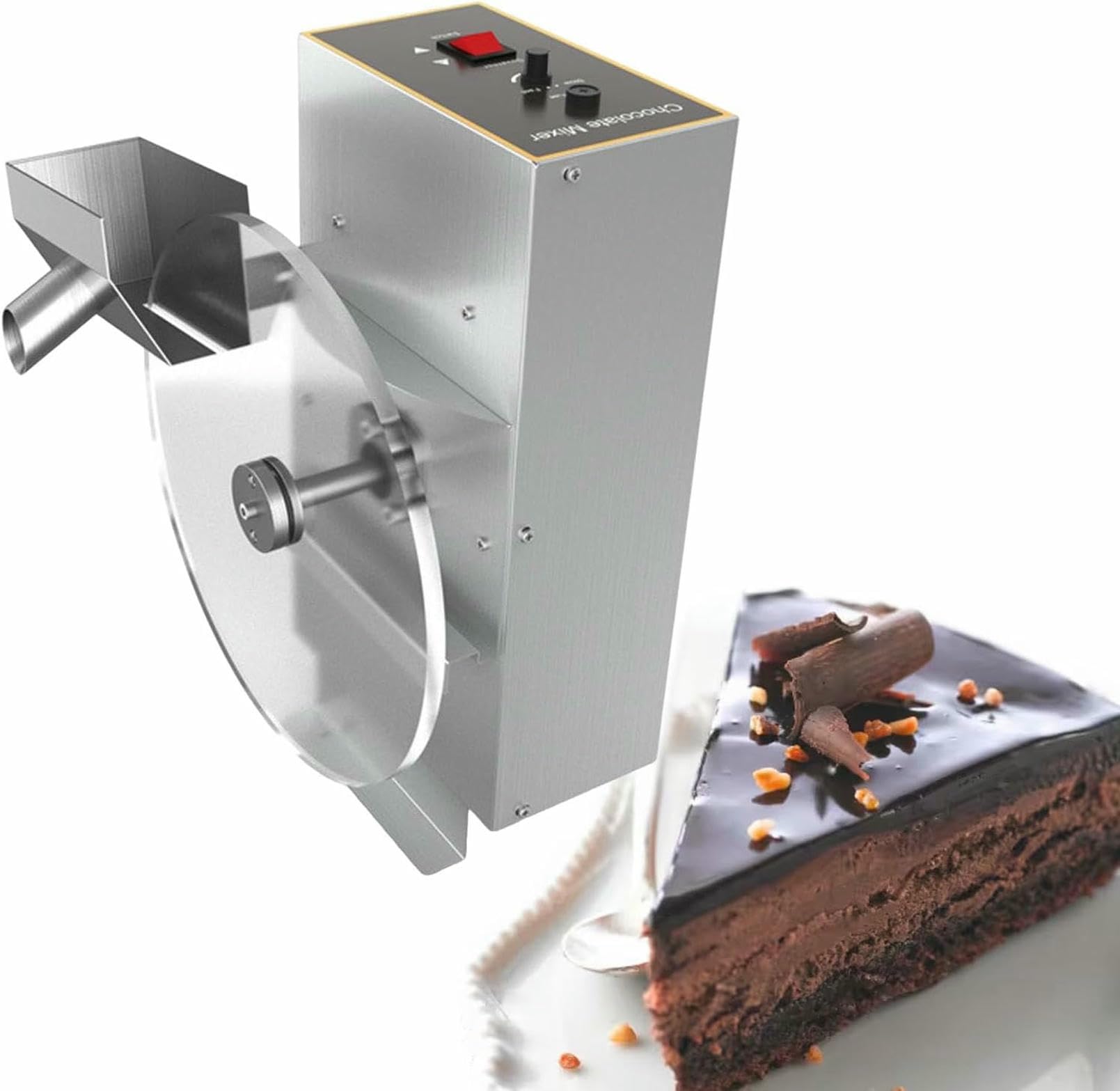 YNIYUJKL Chocolate Tempering Equipment, Coating Moulding Melting Mixer, Electric Depositing Machine For Professional Confectionery Production,220V