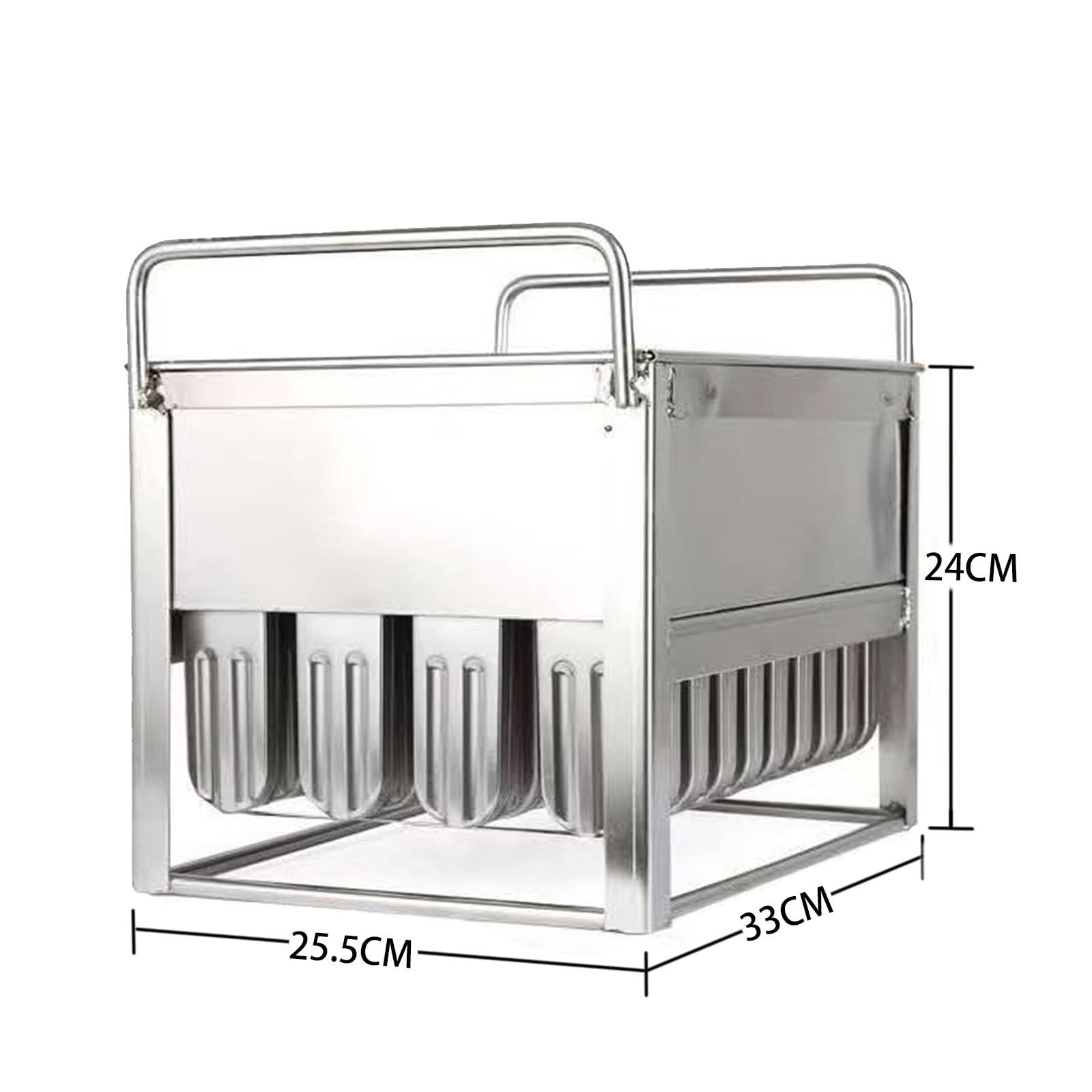 Juego de 40 moldes de acero inoxidable con 100 varillas para el hogar, cocina y tienda de postres, ideal para dulces congelados