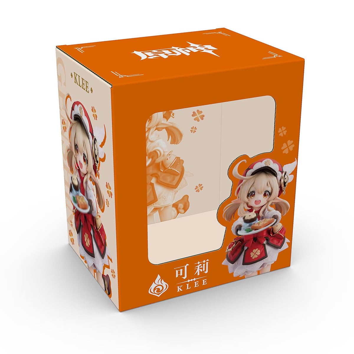 Genshin Impact Trèfle Figure PVC miHoYo Anime Jeu Alatus 5 étoiles Pyro Catalyseur Personnage Ornements de Bureau Cadeau (Style 1)