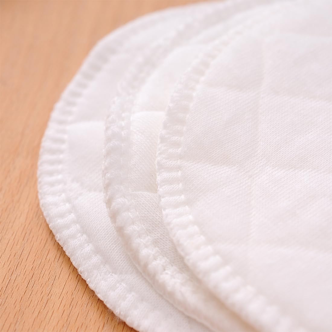 10pcs Coussinets d'allaitement en Fibres de Bambou Organique, Lavables et Réutilisables, Hypoallergéniques et Super Absorbants,Compresses d'allaitement avec 1 sac à linge et 1 sac de rangement