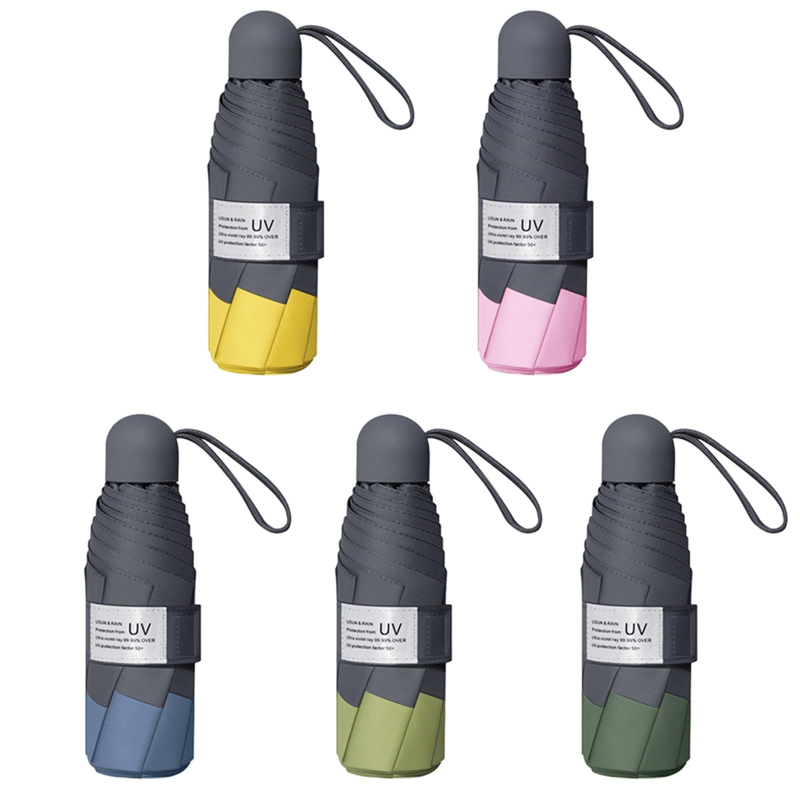 Ultralight 5 składany parasol przeciwsłoneczny ochrona przeciwsłoneczna ochrona UV parasolka deszcz mini parasol kieszonkowy dla kobiet dziewczyna Student