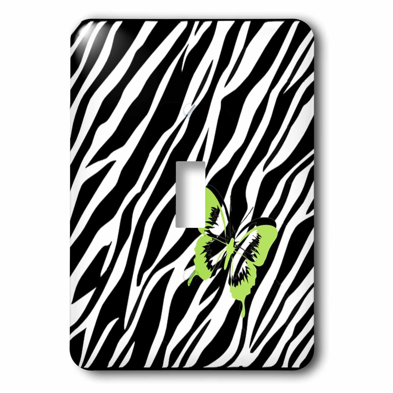 Interrupteur à baïonnette Trendy Zebra pour remplacer une plaque murale terne