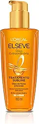 ELSÉVE Óleo Capilar L'Oréal Paris Elseve Óleo Extraordinário 100Ml - Leave In Anti Frizz Protetor Térmico Tratamento Reconstrutor Para Todos Os Tipos De Cabelo