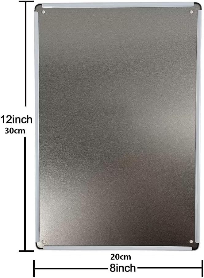 Miniatura 2 de Warning Mechanic At Work Funny Garage Sign, Decor, Classic Car Birthday Fathers Day Christmas Gift for Dad, Metal Sign 8×12 Inch  Wall Decor for