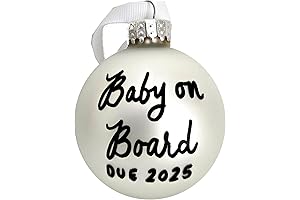 Pregnancy Announcement Christmas Ornament Hand Lettered 2022