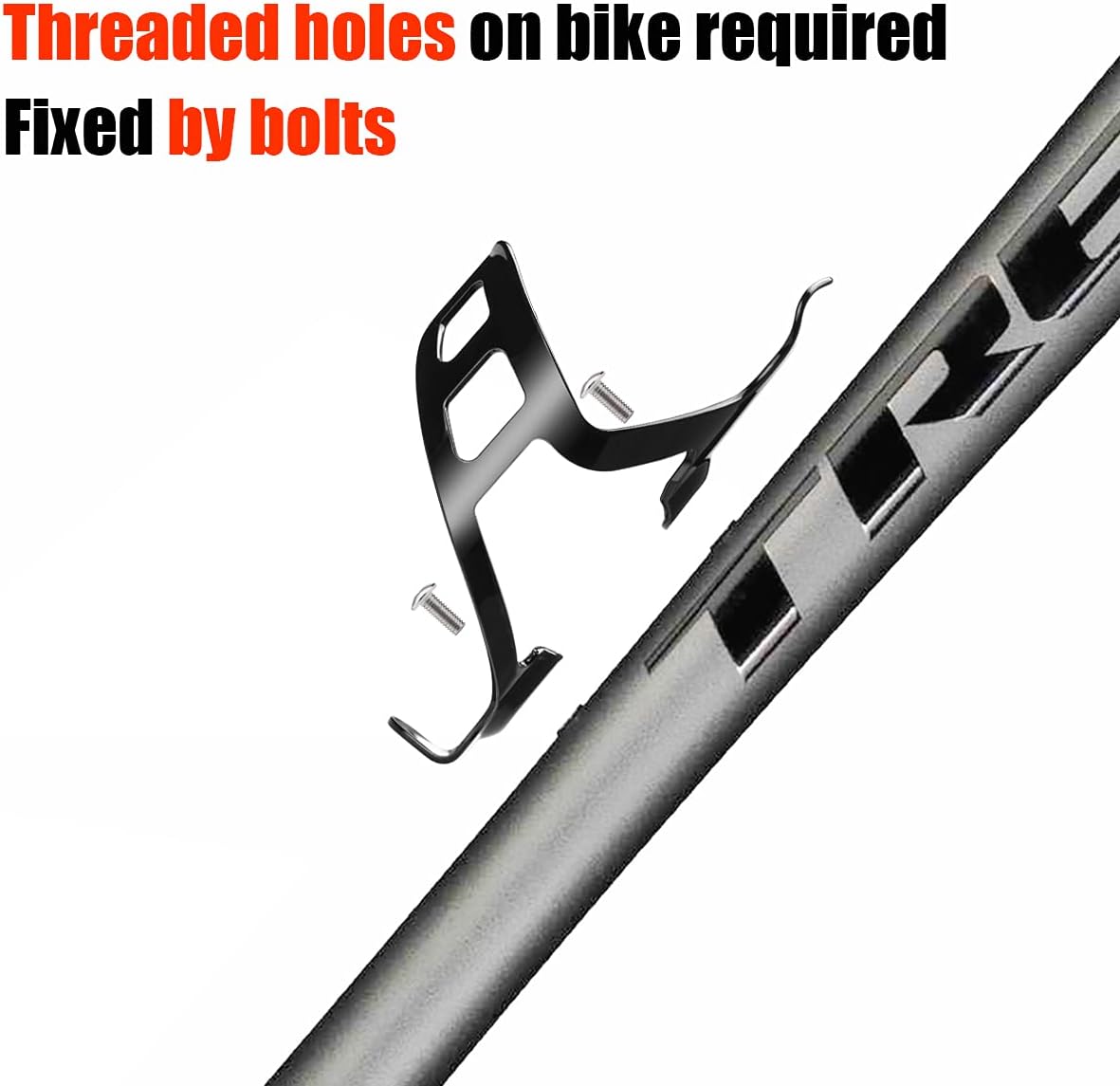 USHAKE Lightweight Bike Water Bottle Holder, Water Bottle Cage, Strong Bicycle Water Bottle Holder for Outdoor Road Mountain Bikes,Black : Sports & Outdoors