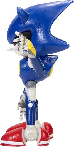 Miniatura 5 de Sonic The Hedgehog Figura de acción de 25 pulgadas juguete coleccionable de metal sónico azul