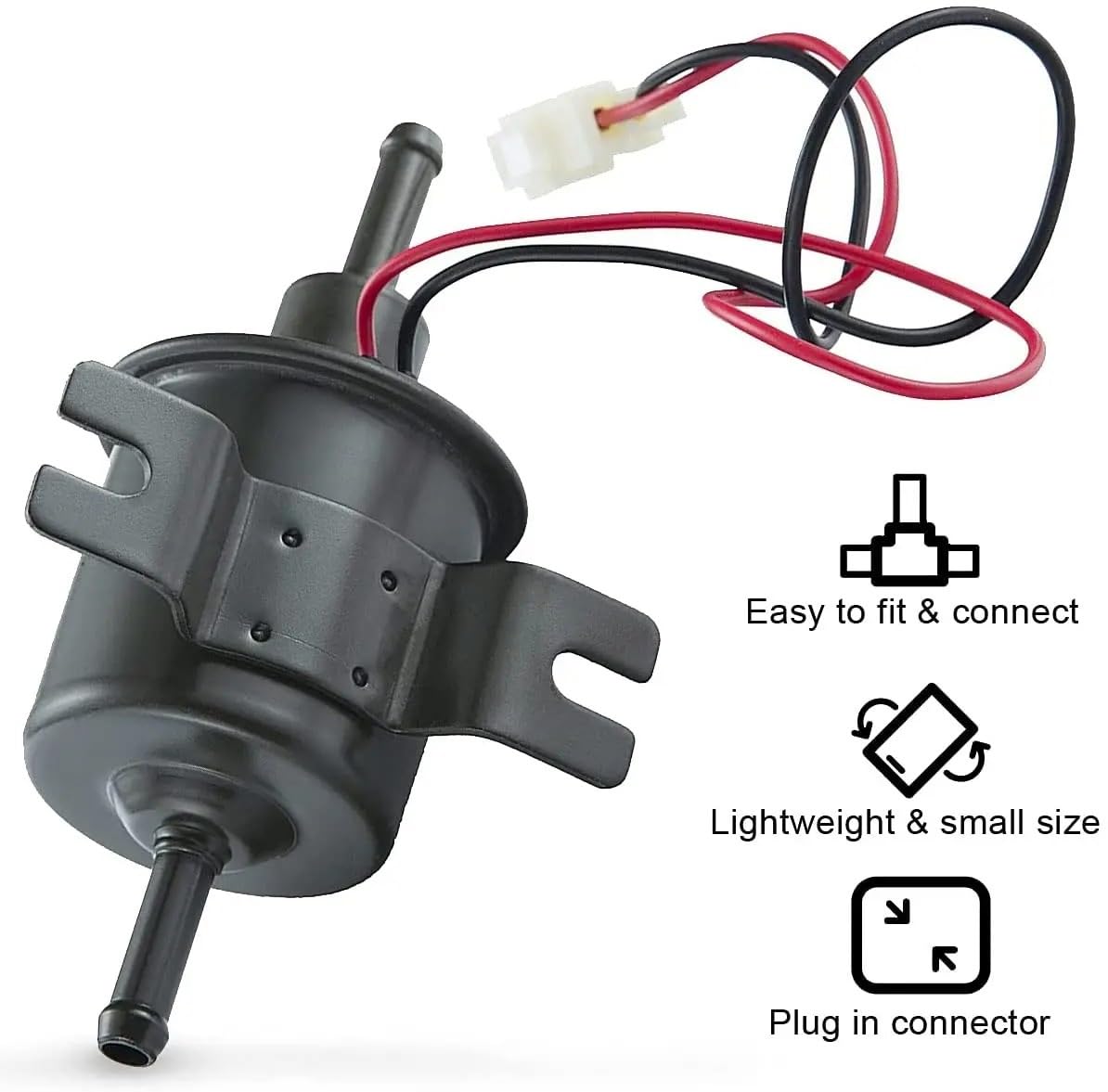 Bomba De Combustible Eléctrica HEP-02A De 12 V En Línea De Baja Presión Universal Para Gasóleo Gasolina Paquete De 2 Bomba Gasolina