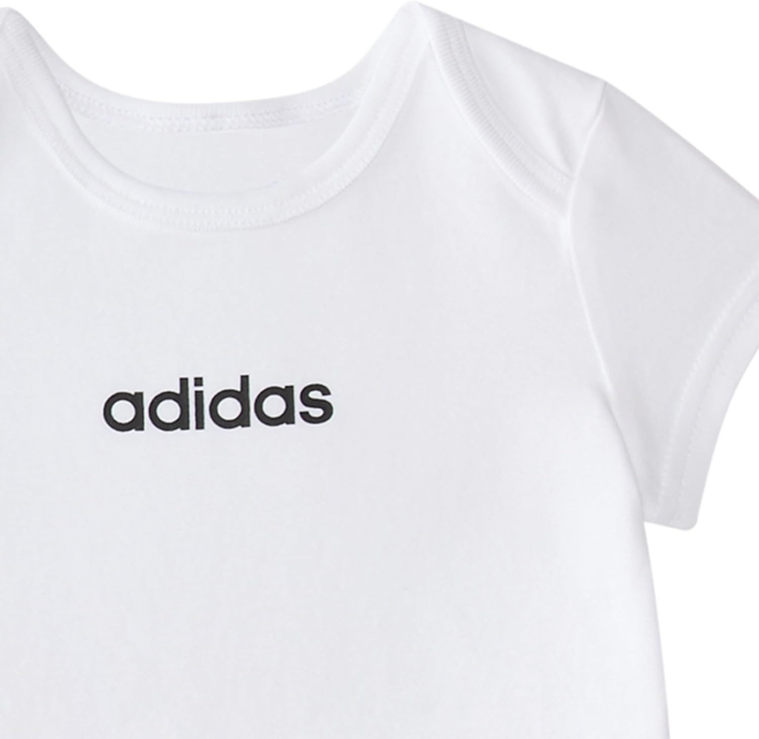 adidas baby-boys 3-piece Linear Logo Heather Bodyshirt & Pant Set - Image 5