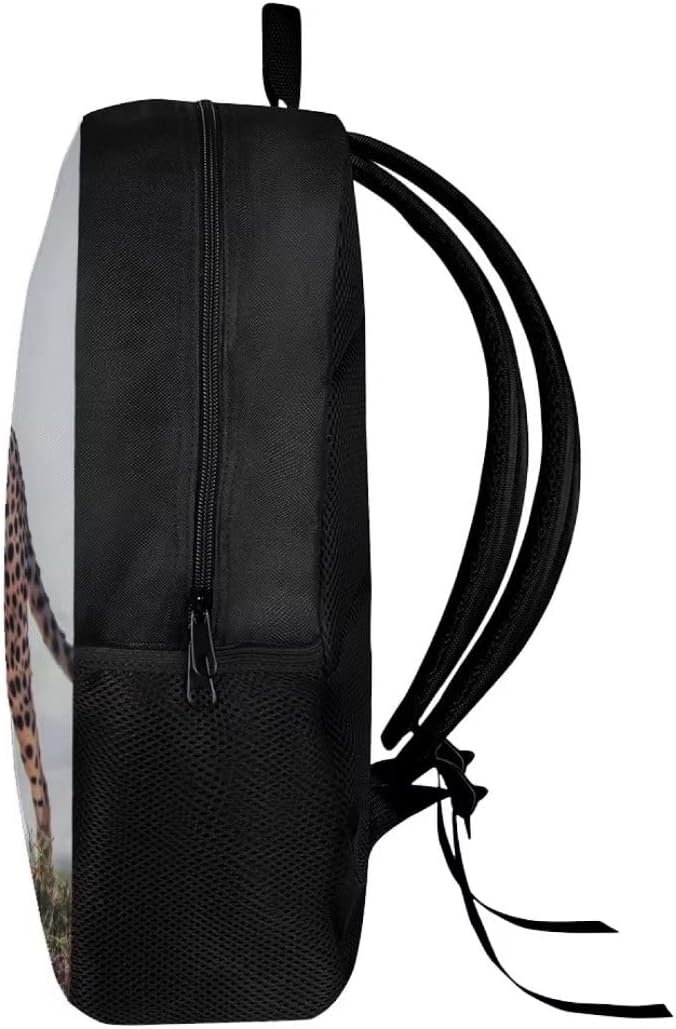 Beauty Collector Cheetah Backpack Animal Back to School Book Bag for Kids Travel Daypack Lightweight