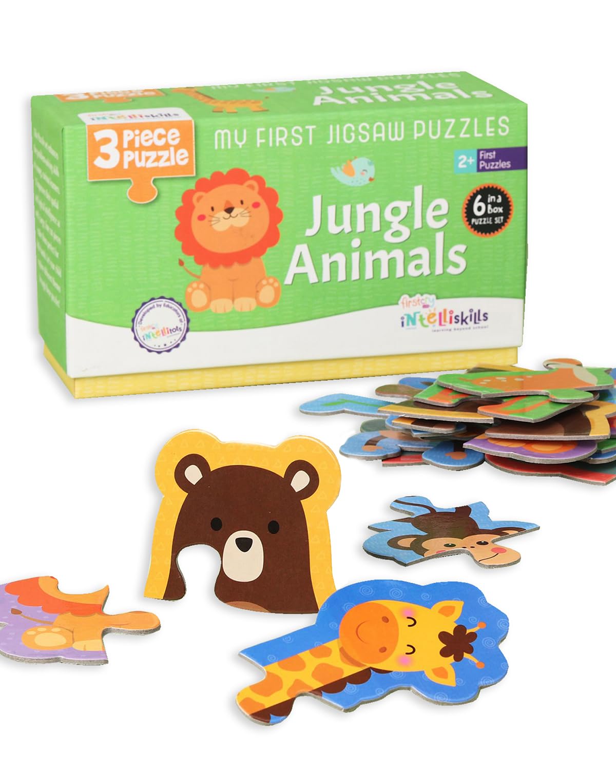 See full amazon price history chart for Firstcry Intelliskills Intelliskills First Puzzles-Jungle Animals Theme|6 Jigsaw Puzzle Set 3 Pcs Each|Pre-School Learning & Educational Puzzle Set|Gifts For Boys & Girls|Bis Certified|2+ Years - Kid Firstcry Intelliskills Intelliskills First Puzzles-Jungle Animals Theme|6 Jigsaw Puzzle Set 3 Pcs Each|Pre-School Learning & Educational Puzzle Set|Gifts For Boys & Girls|Bis Certified|2+ Years - Kid (B0BZVPZ557) Amazon Price History, Amazon Price Tracker
