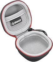 Vista 4 de RLSOCO Funda rígida para audífonos JBL Tune Flex/Tune Flex 2 con cancelación de ruido verdaderamente inalámbricos, color negro, a prueba de golpes