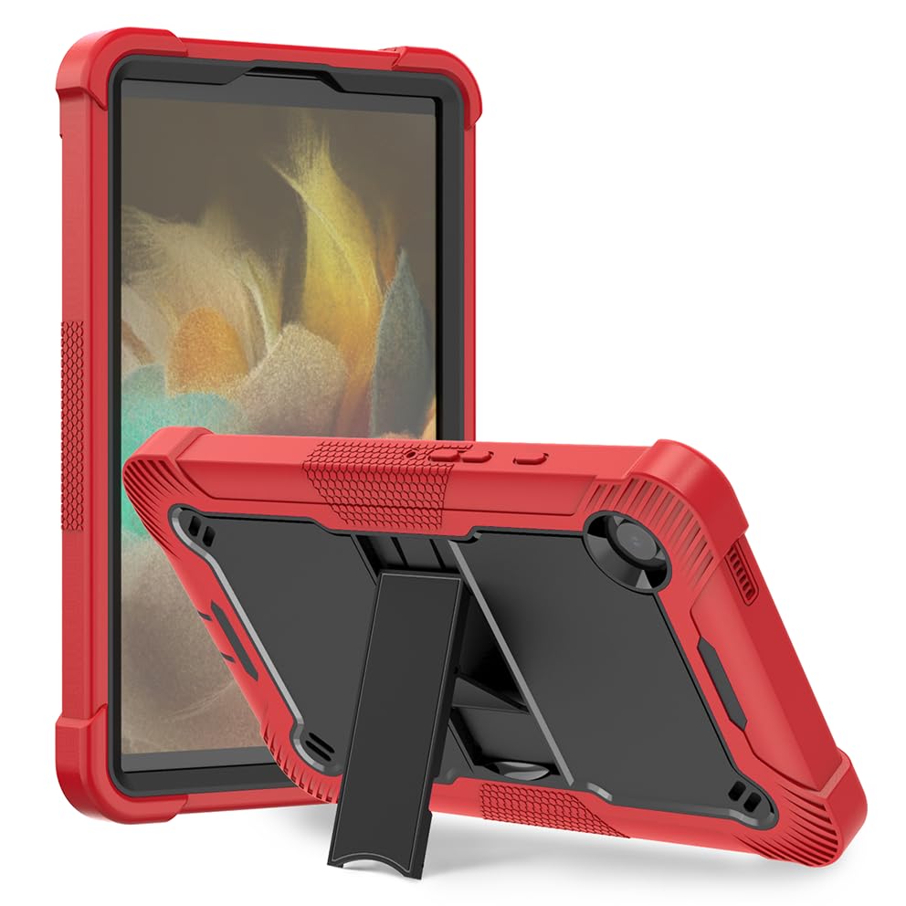 Image of ProElite Cover for Samsung Galaxy Tab A11 8.7 inch /A9 8.7 inch Case, Rugged Shockproof Heavy Duty Back Case Cover for Samsung Galaxy Tab A11 /A9 8.7 inch, Red
