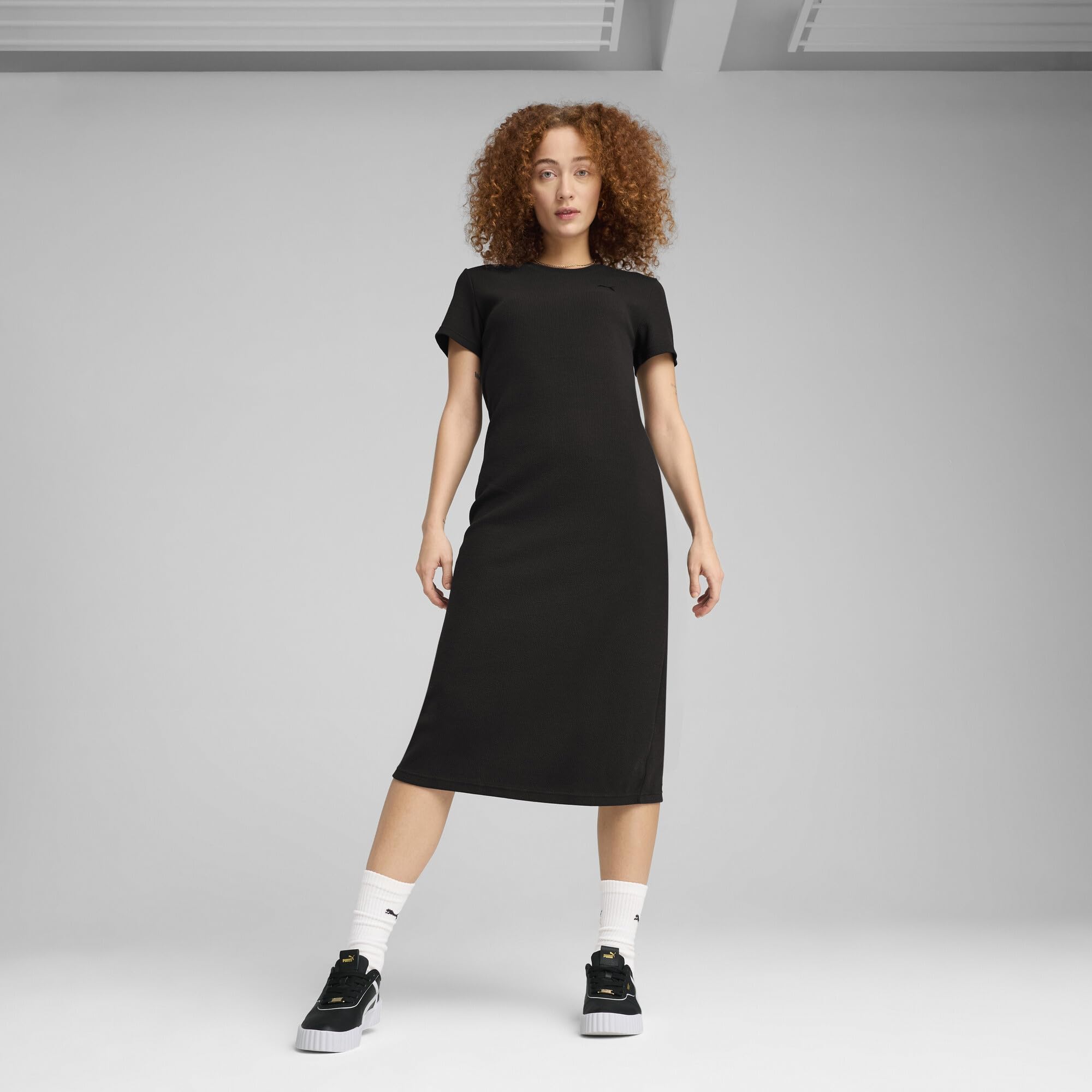 PUMA Her Short Sleeve Dress Vestito Casual Donna