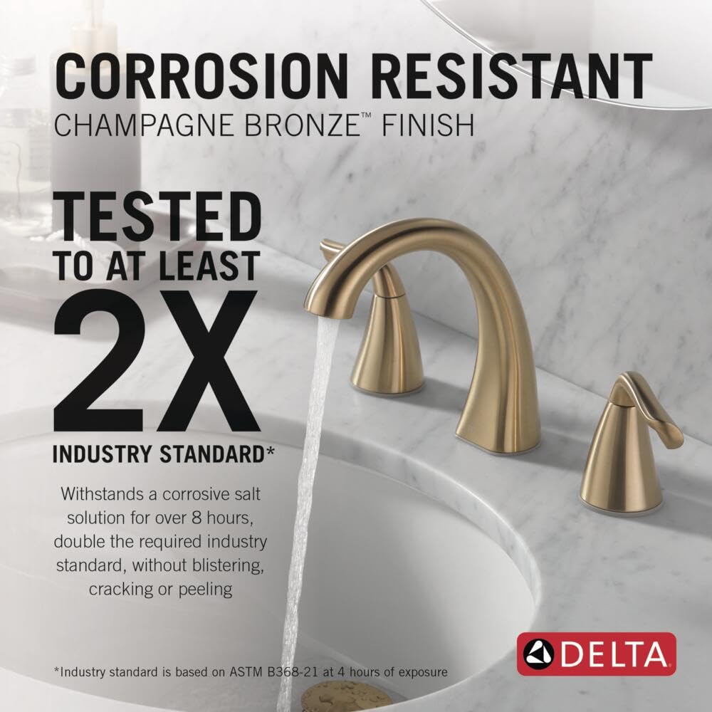 Delta Faucet 35840LF-CZ Arvo Widespread, Champagne Bronze - Image 2