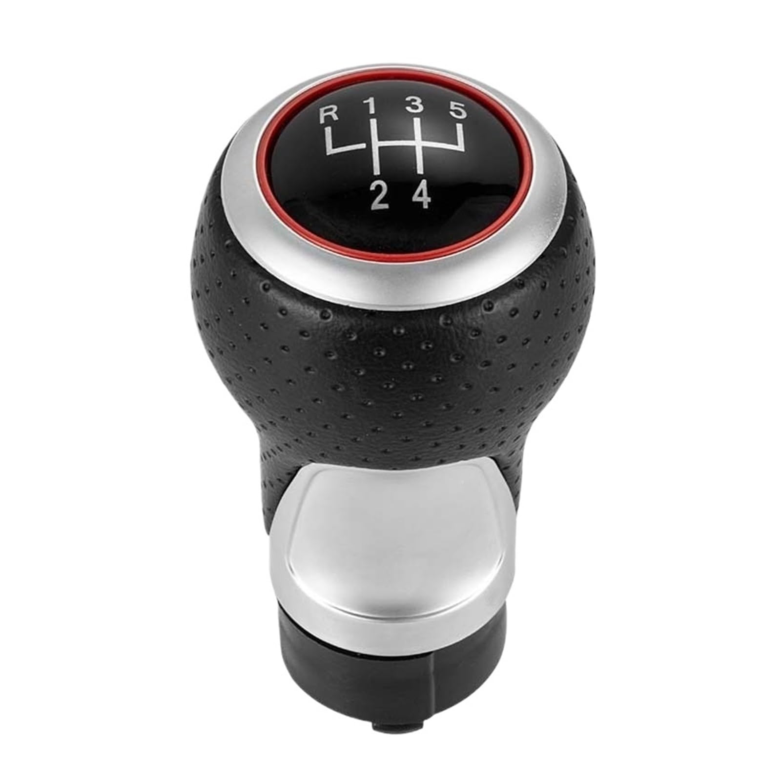 Rbevcrr Car Shift Lever Knob for Golf MK4 for Passat 12mm Gear Shift Knob Stick Shifter Pen(RED 5 Speed-2)