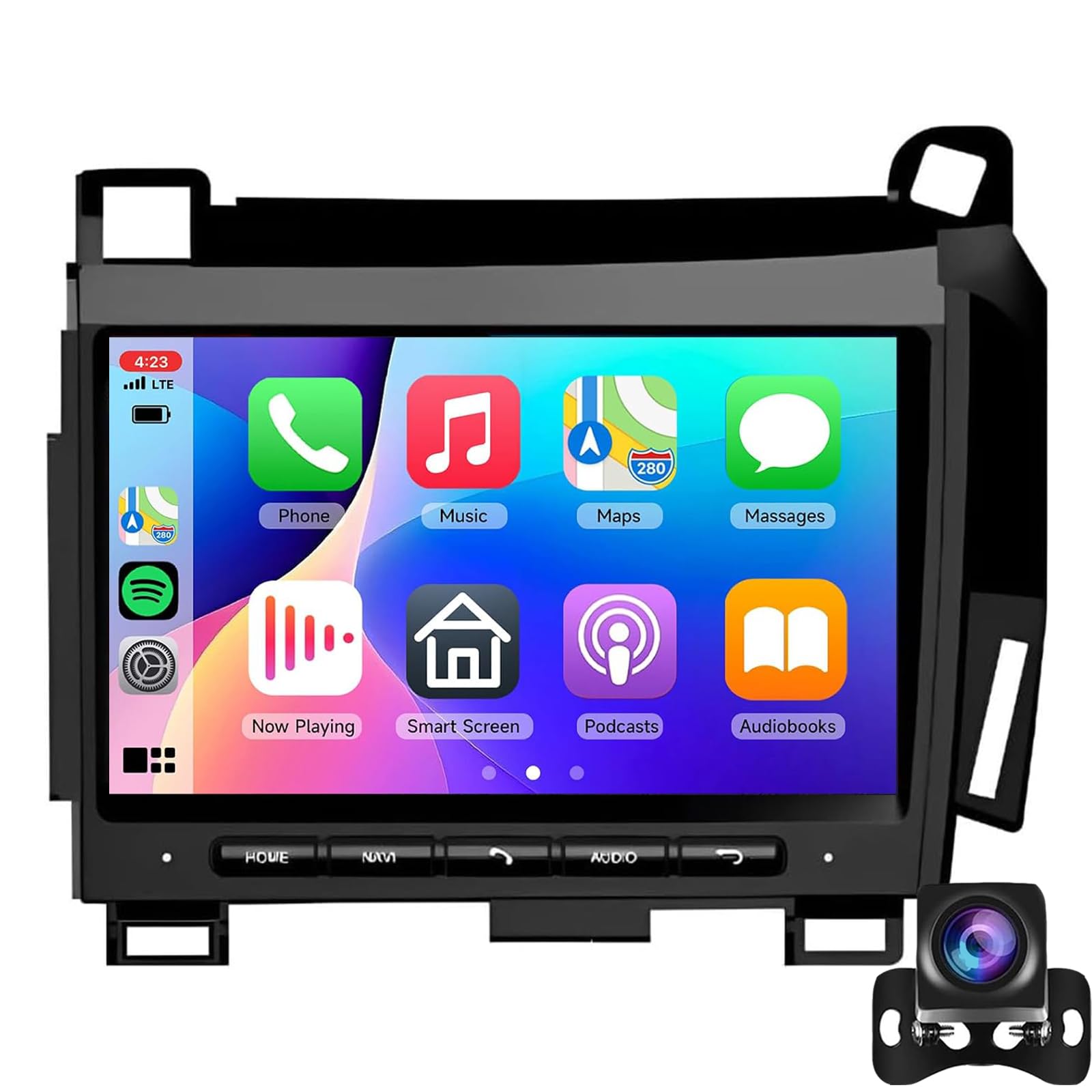 For Lexus CT200 CT200H 2010-2018 Car Radio Android 15 7inch Double DIN Radio With Bluetooth FM Wi-Fi SWC Wireless Android Auto & CarPlay GPS Navigation Mirror Link RDS Backup Camera(Color:WIFI 1G+32G)
