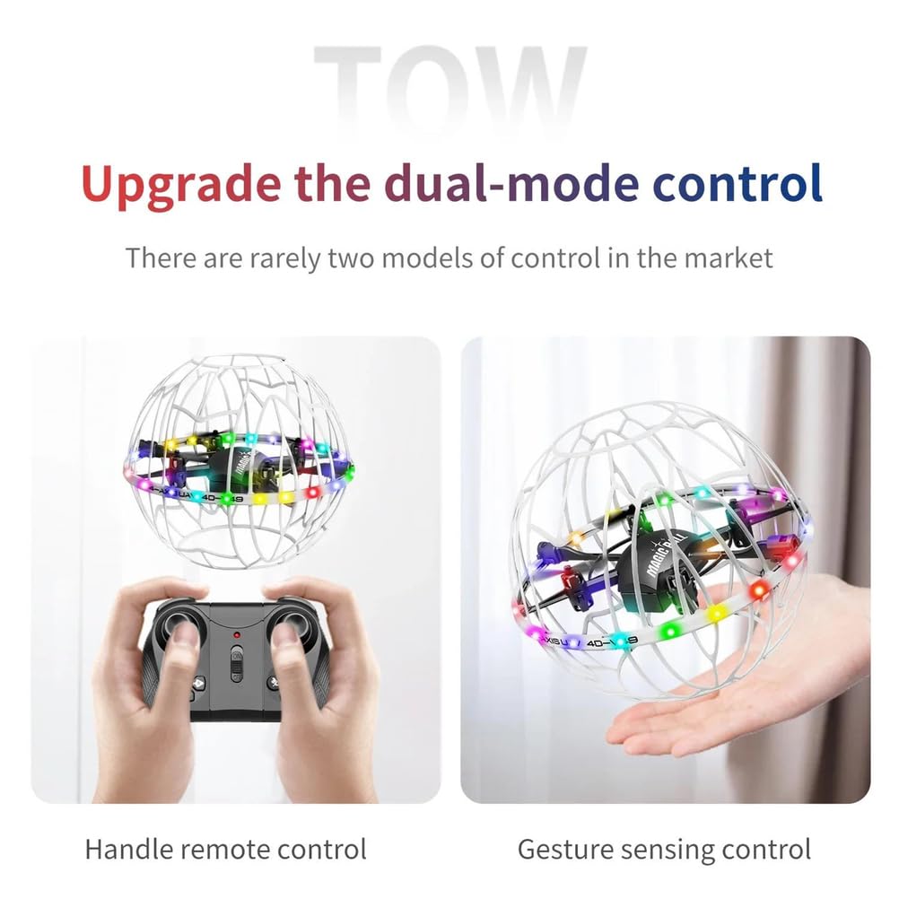 Rc drone do zawodów piłkarskich wifi fpv ciśnienie powietrza utrzymanie wysokości śmigłowiec indukcja podczerwieni rc latająca piłka zabawki prezenty,Black,Triple battery