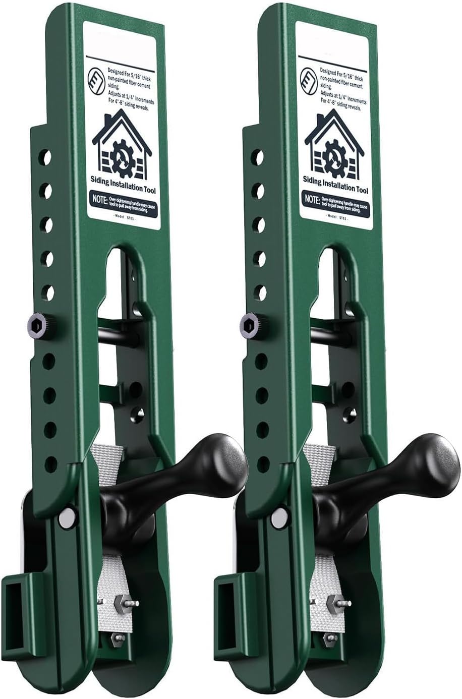 Fiber Cements Board Installation Aid With Rubber Grip Multiple Position Reveal Gauges For Single Person Application Siding Mounting Set