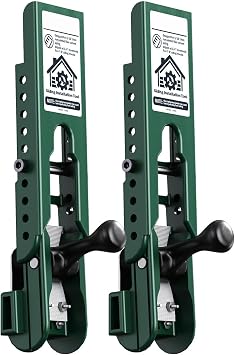 2 Pack Professional Siding Installation Tool with Adjustable Reveal Gauges for 5/16 Inch Fiber Cements Board Mounting