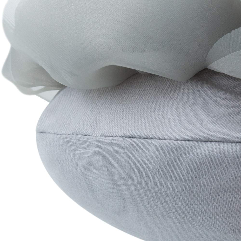 3D-Langwimpern Kissenbezug Mit Pailletten – Handgefertigter Wollbezug 30x45 Cm In Blaugrün/Weiß Für Sofa & Deko