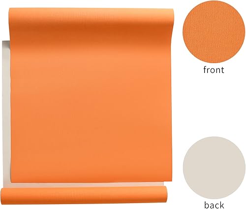 Miniatura 3 de Wooqu Paño de libro, superficie de tela y respaldo de papel, duradero, fuerte, 17 x 29 pulgadas, para encuadernación de libros, naranja
