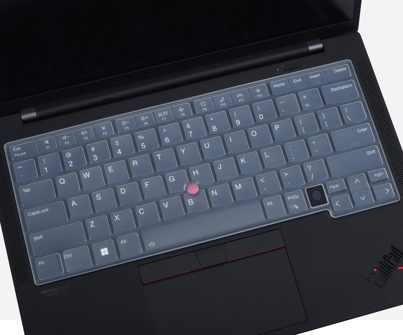 Keyboard Cover for Lenovo ThinkPad X1 Carbon Gen 13 12, ThinkPad T14 T14s Gen 5, P14s Gen 5 & L14 Gen 5 Series Laptop, ThinkPad T14s Gen 6 Keyboard Skin Protector - Clear