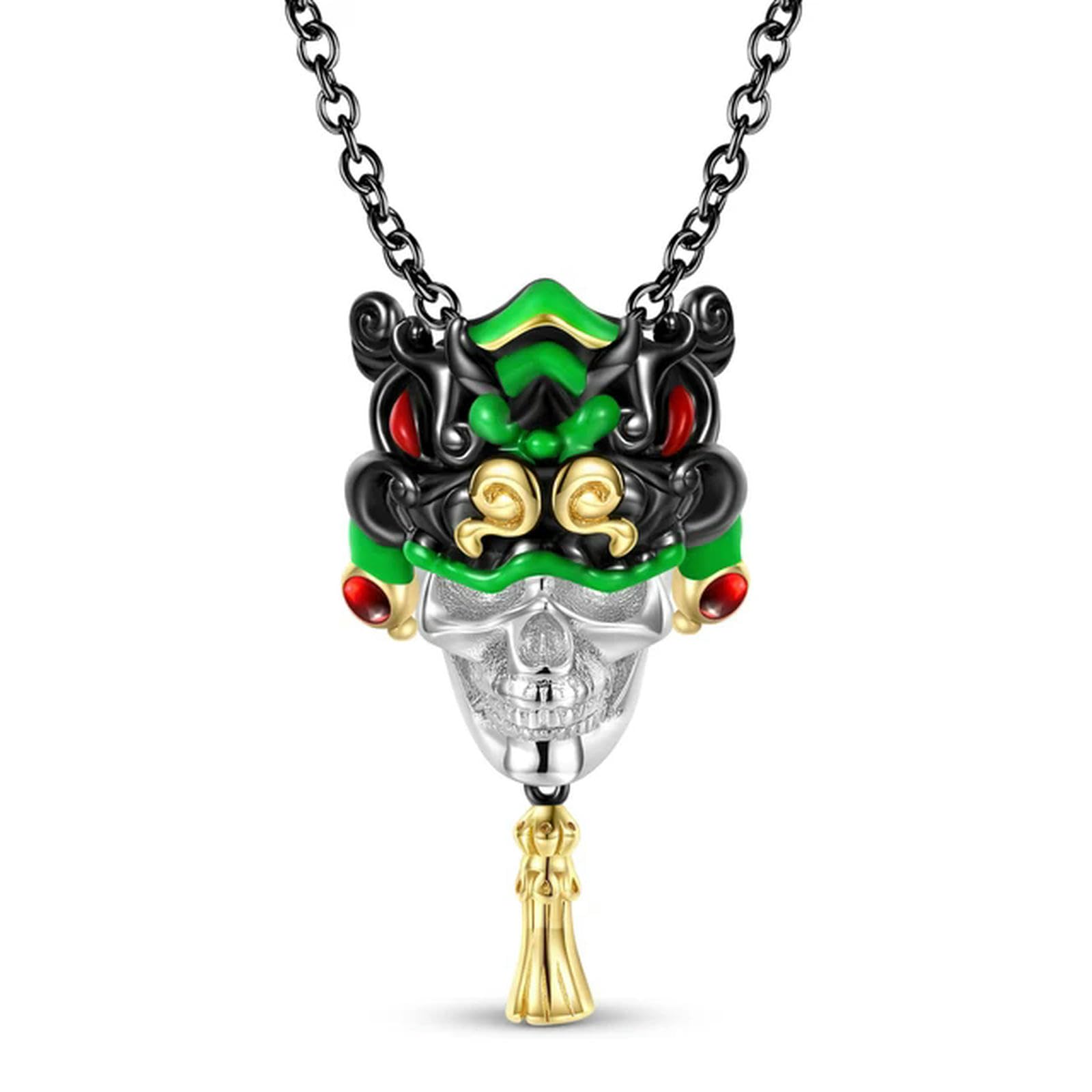 Colgante De Plata De Ley 925 Con Cabeza De León Negro, Corona De Oro, Sombrero De Pluma Roja Tribal Para Mujer, Regalo De Cumpleaños, Collar De Joyería Fina