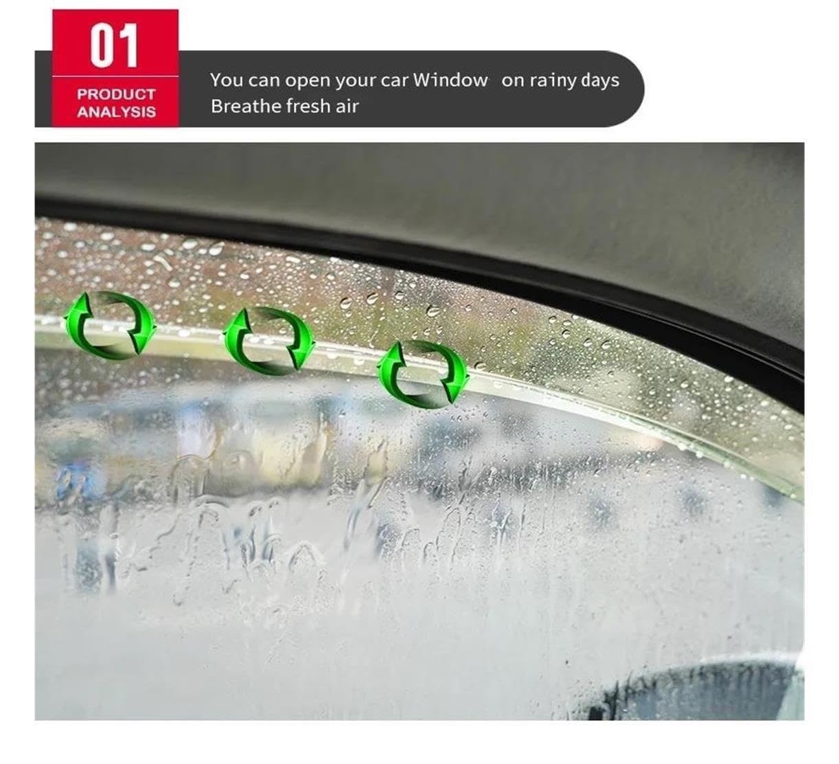 Generisch Fenster Windabweiser Auto Für Lexus Für ES 240 350 2009-2012