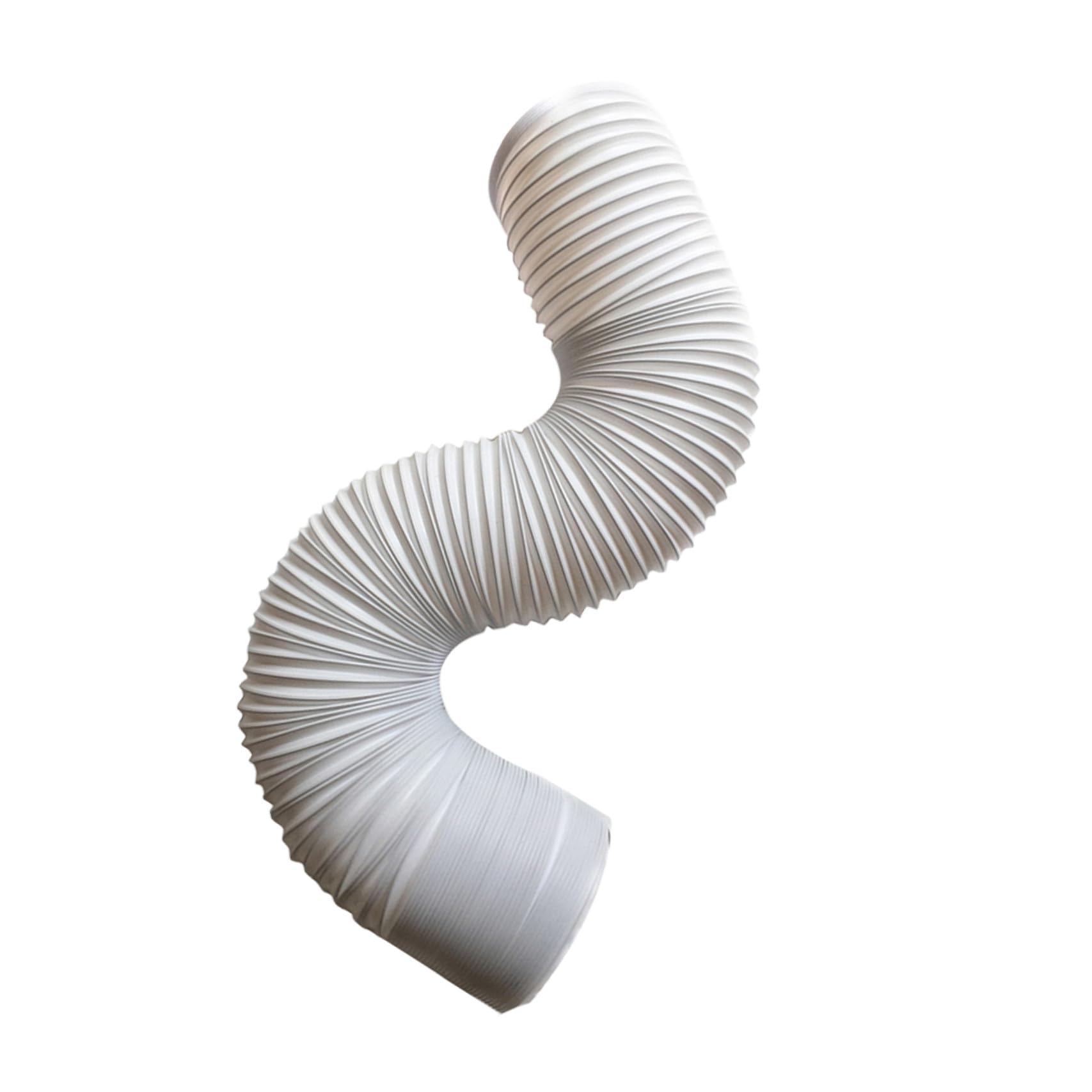Tubo di Scarico Aria Condizionatore Mobile Estensibile Pe Bianco | Flessibile e Leggero, Design Ispessito, Atmosfera Estiva per Cucina Domestica