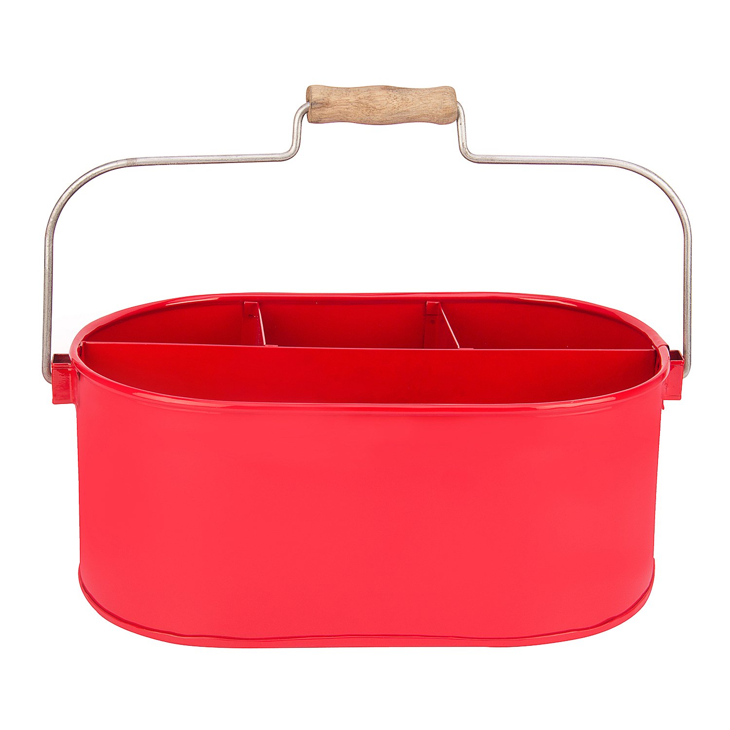 Buy Nuha Galvanized Metal Caddy, Kitchen Utensil Holder, Metal Caddy