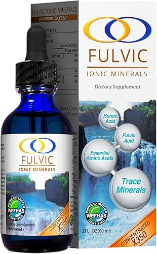 Minerales iónicos X3502onzas Fulvic más del doble de la concentración de la mayoría de concentrado Fulvic en el mercado