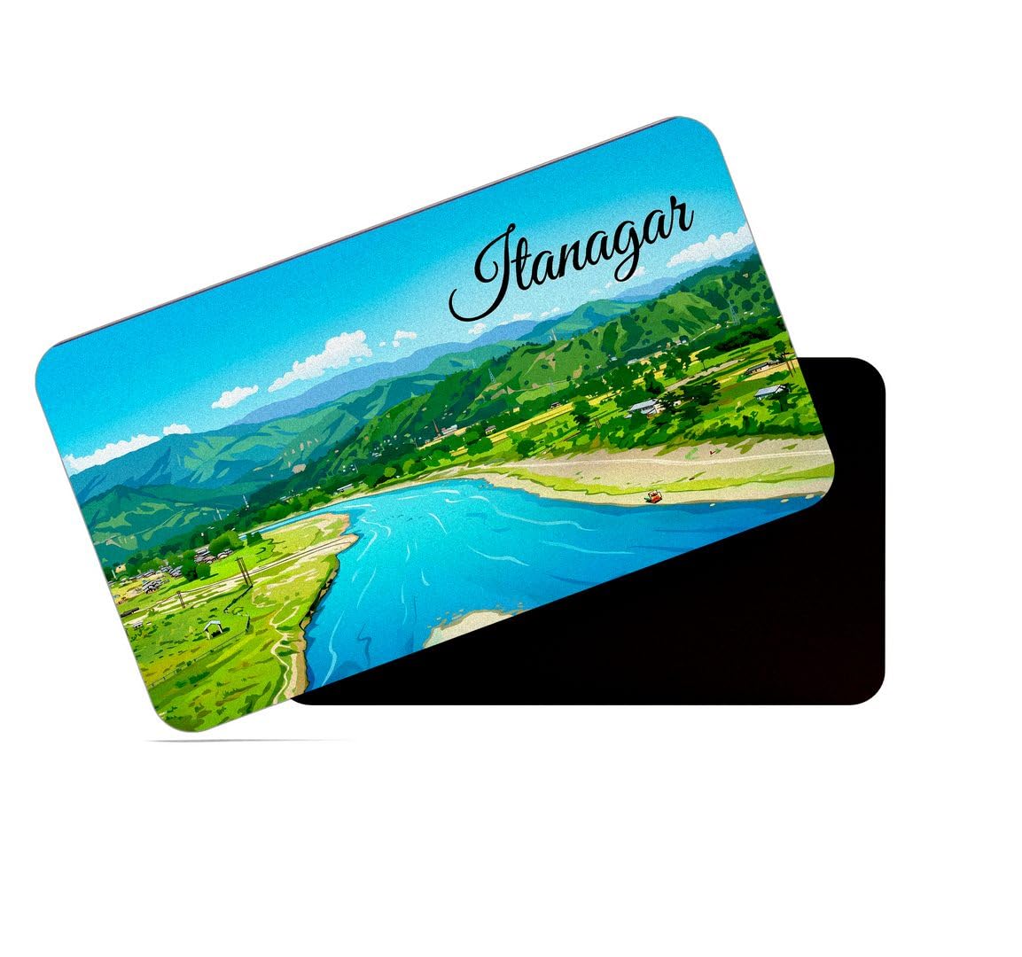 dhcrafts Rectangular Rubber Fridge Magnet/Magnetic Card Mult -32