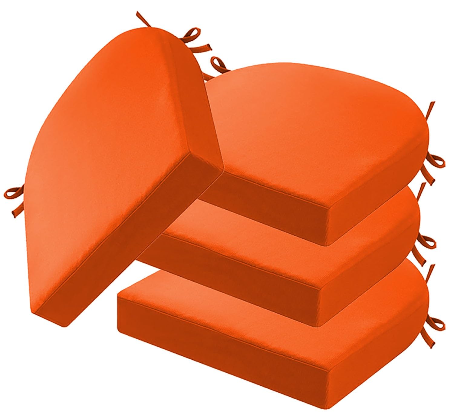 Coussins d'extérieur imperméables 43x43 en U parfaits pour sublimer les repas sur votre terrasse