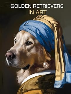 Golden Retrievers in Art: Portraits inspired by iconic masterpieces