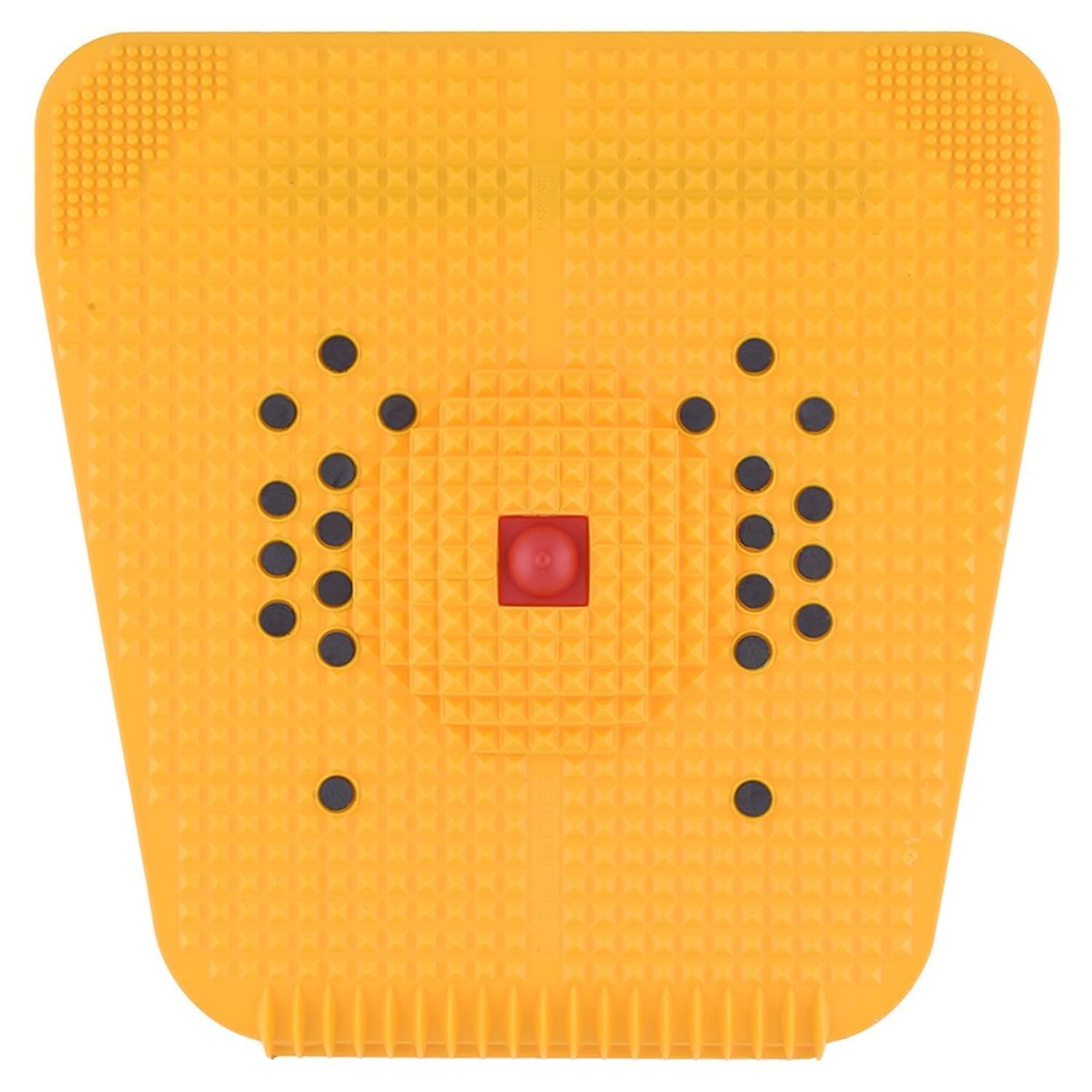 AcuPhysio Acupressure Foot Mat with Magnetic Pyramidal Points | Foot Reflexology & Stress Relief Plate | Improves Blood Circulation, Relieves Heel, Knee & Sciatica Pain | Health Care Massager for Daily Therapy (Yellow)