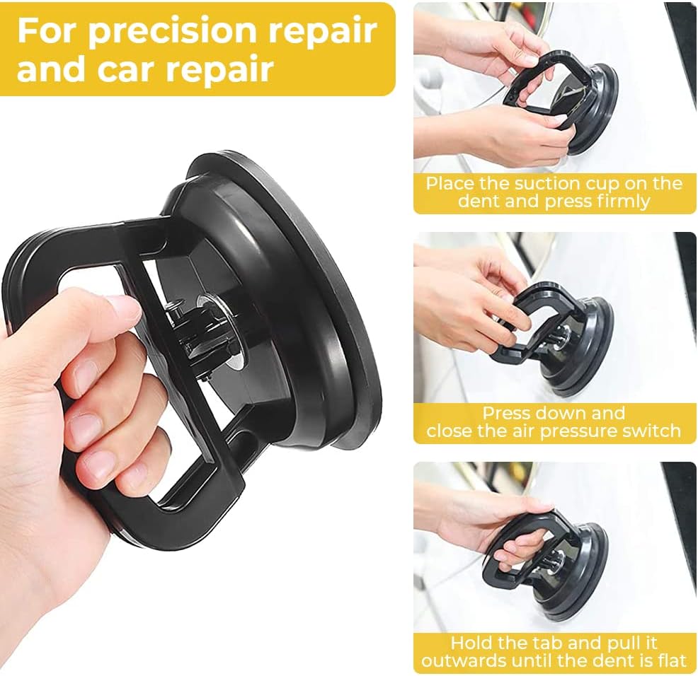 EZGETOP Suction Cup Dent Puller 3 Packs Car Dent Remover Tools for Car Dent Repair, Glass, Tiles, Mirror and Objects Moving : Automotive
