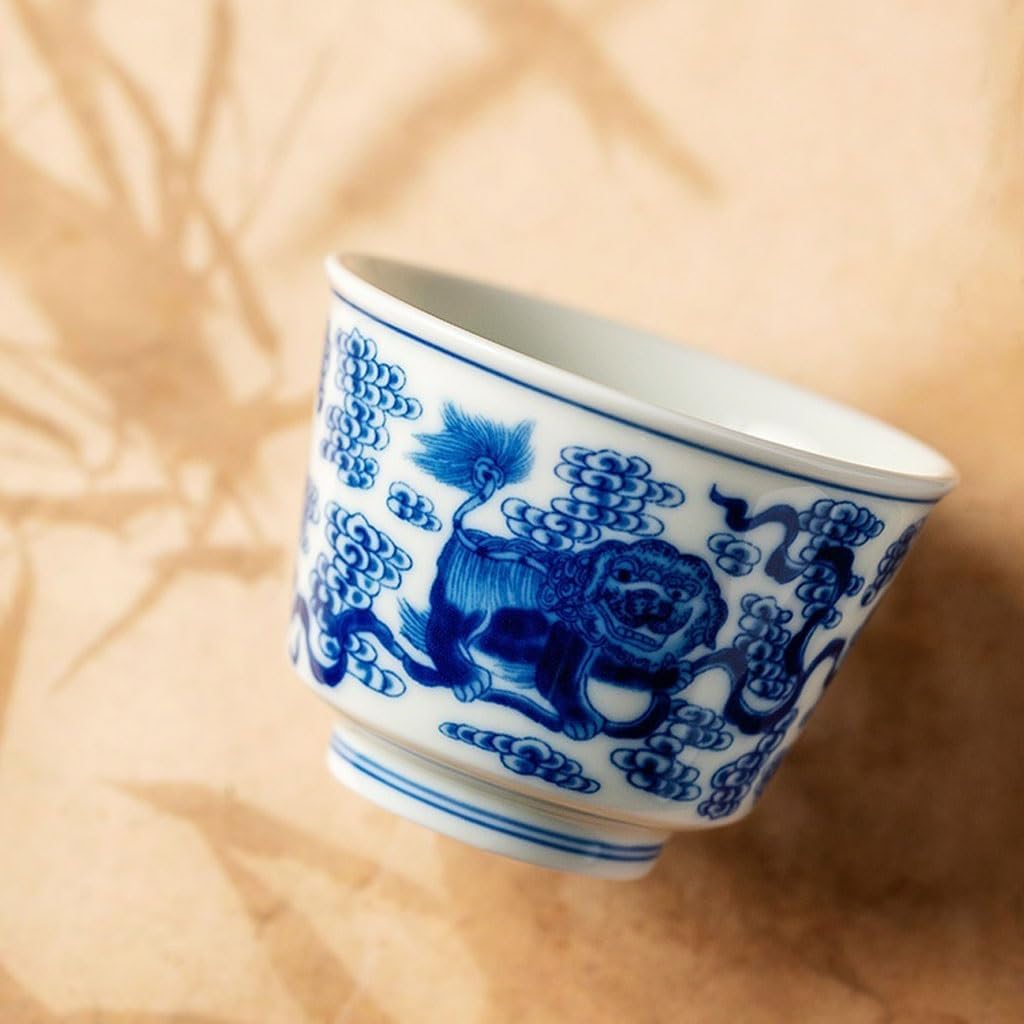 GSOUL Kungfu Tea cup Creative Handmade Small Teacup Host Cup Personal Ceramic Antique Drinking Water Small Tea Cups